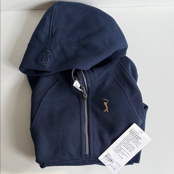 Lululemon PLAYERS championship PGA Tour Gold Man embroidered Half-Zip Hoodie - Picture 2 of 5